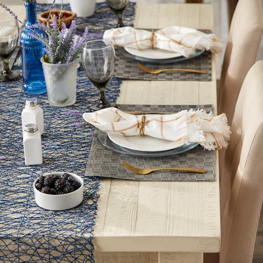 DII® Reversible Basket Weave Woven Placemats